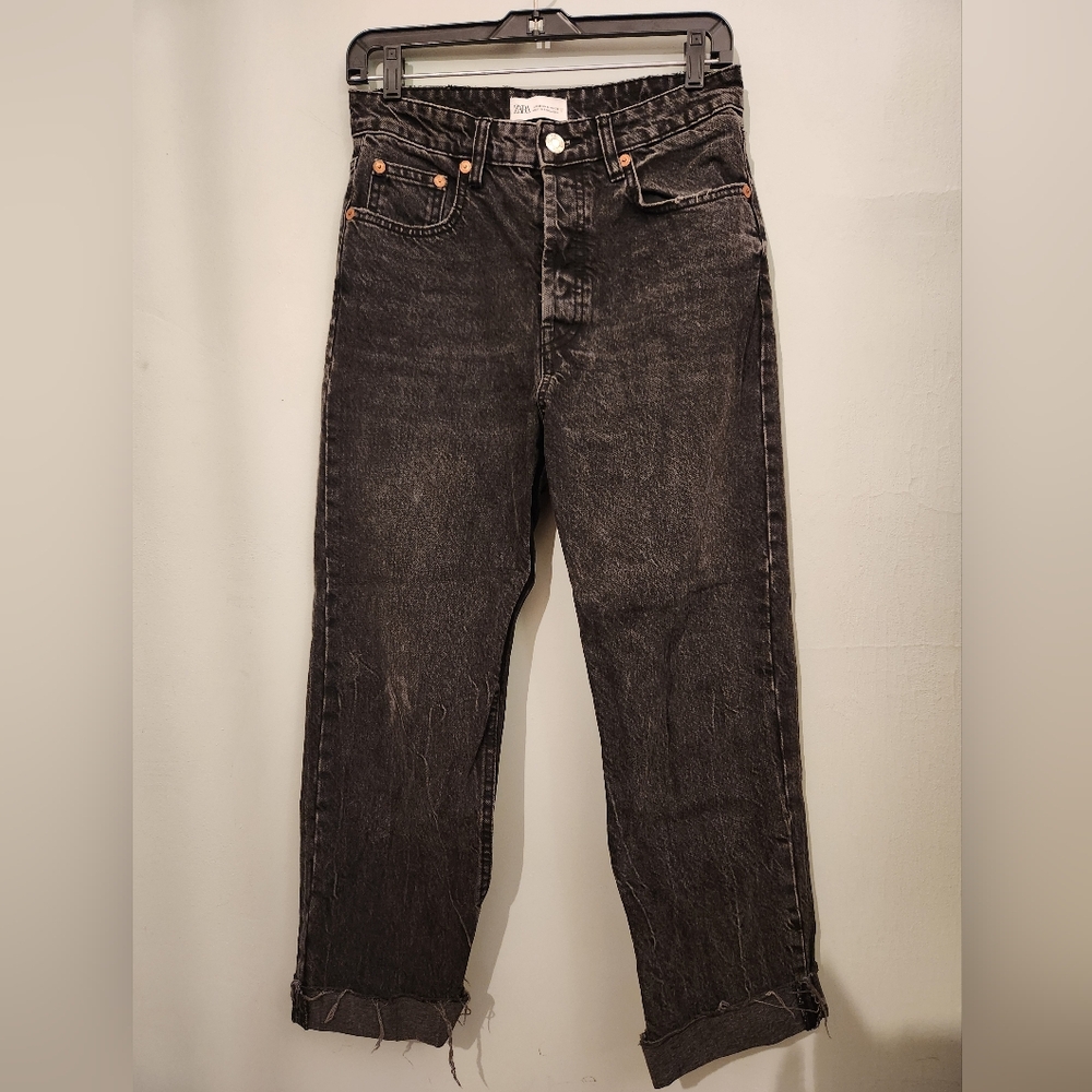 Zara Black Denim Jeans Women